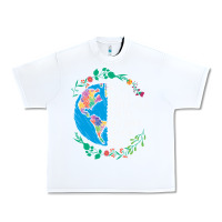 White Autism Awareness Kindness Puzzle Earth Urban Heavy Tee - CowhideDigitalArt