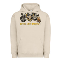 Pigment French Oak Peace Love Missouri Urban Hoodie - Jasminsmagicworld