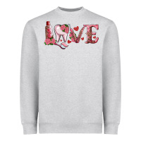 Heather Grey Valentines day dental love Heavyweight Sweatshirt - RanaPortraitStore