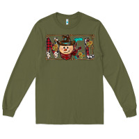 Army Green noel snowman christmas Long Sleeve Tee - CowhideDigitalArt