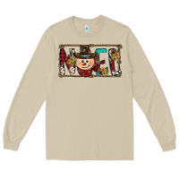 Mushroom noel snowman christmas Long Sleeve Tee - CowhideDigitalArt