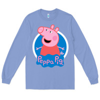 Colony Blue peppa pig Long Sleeve Tee - artisFamous