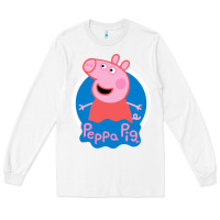 White peppa pig Long Sleeve Tee - artisFamous