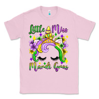 Bubblegum Pink little miss mardi gras unicorn  olivia Classic Tee - OliviaCreatesArt