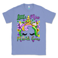 Colony Blue little miss mardi gras unicorn  olivia Classic Tee - OliviaCreatesArt