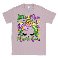 Lilac little miss mardi gras unicorn  olivia Classic Tee - OliviaCreatesArt