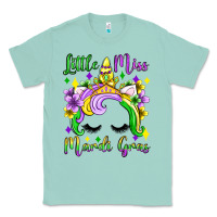 Seafoam little miss mardi gras unicorn  olivia Classic Tee - OliviaCreatesArt
