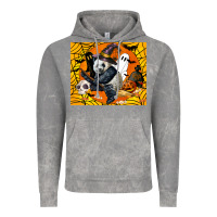 Cloud Rock panda halloween Vintage Hoodie - LillyAllenDesigns