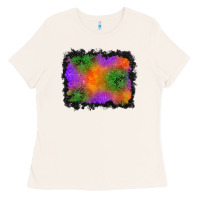 Bone halloween stars background Ladies Tee - BundleAndBundleShop