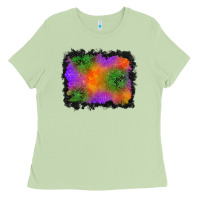 Matcha halloween stars background Ladies Tee - BundleAndBundleShop
