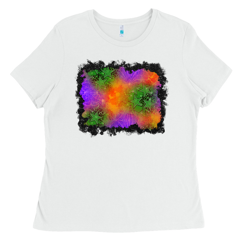 Halloween Stars Background Ladies Tee by BundleAndBundleShop | Teevron
