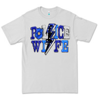 Dove Grey Police wife Premium Tee - FaDigitalArtStudio