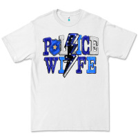 White Police wife Premium Tee - FaDigitalArtStudio