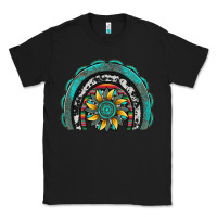 Black gemstone sunflower  rainbow Classic Tee - Artiststas
