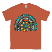 Copper gemstone sunflower  rainbow Classic Tee - Artiststas