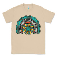 Mushroom gemstone sunflower  rainbow Classic Tee - Artiststas