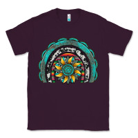 Plum gemstone sunflower  rainbow Classic Tee - Artiststas