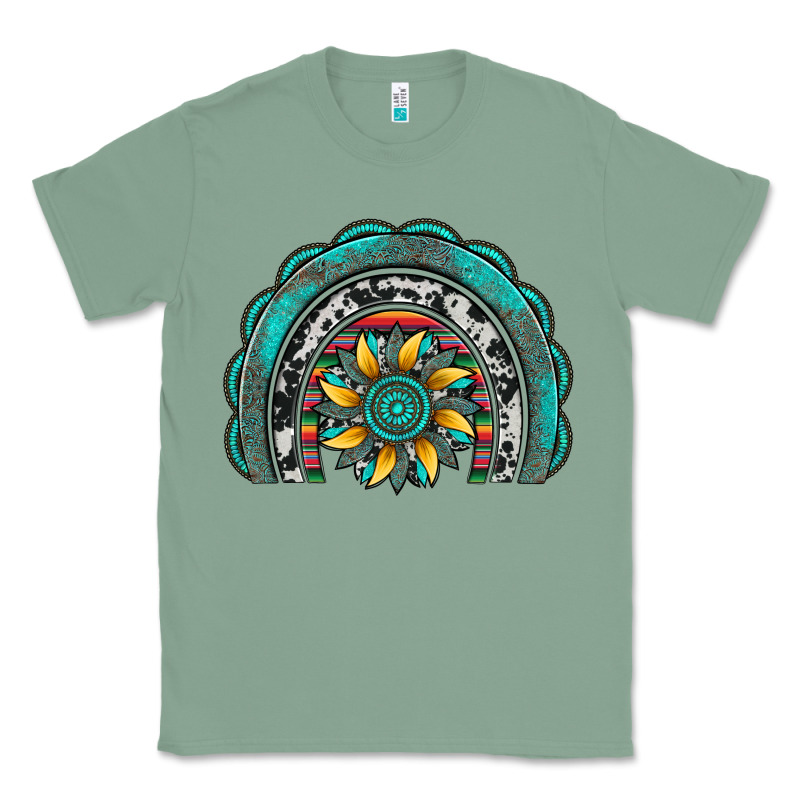 Gemstone Sunflower  Rainbow Classic Tee by Artiststas | Teevron
