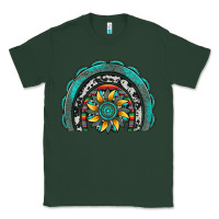 Sports Green gemstone sunflower  rainbow Classic Tee - Artiststas
