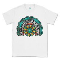 White gemstone sunflower  rainbow Classic Tee - Artiststas