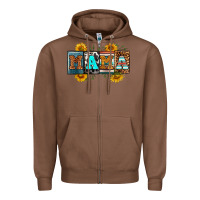 Chestnut license letters western mama Zipper Hoodie - RanaPortraitStore