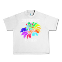 Lunar Rock Different Not Less Daisy Autism Puzzle Urban Heavy Tee - CowhideDigitalArt
