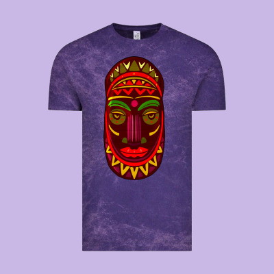 African Masks 3 Vintage Tee Designed By Bundleandbundleshop