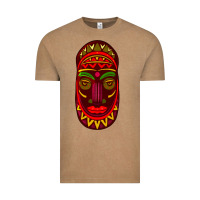 Vintage Coffee african masks 3 Vintage Tee - BundleAndBundleShop
