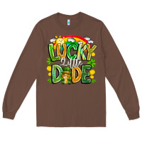 Chestnut Lucky Little Dude Long Sleeve Tee - CowhideDigitalArt