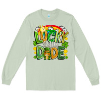 Matcha Lucky Little Dude Long Sleeve Tee - CowhideDigitalArt