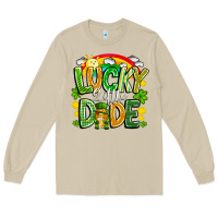Mushroom Lucky Little Dude Long Sleeve Tee - CowhideDigitalArt