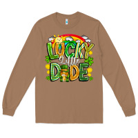 Toasted Coconut Lucky Little Dude Long Sleeve Tee - CowhideDigitalArt