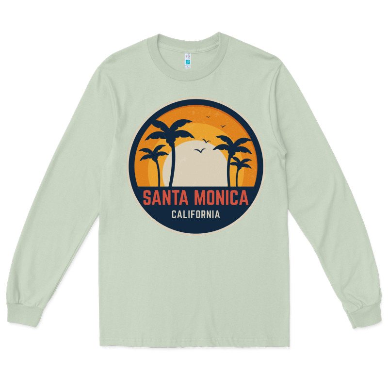 Santa Monica California Long Sleeve Tee by artisFamous | Teevron