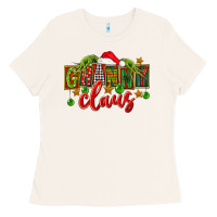 Bone christmas granny claus Ladies Tee - FaDigitalArtStudio