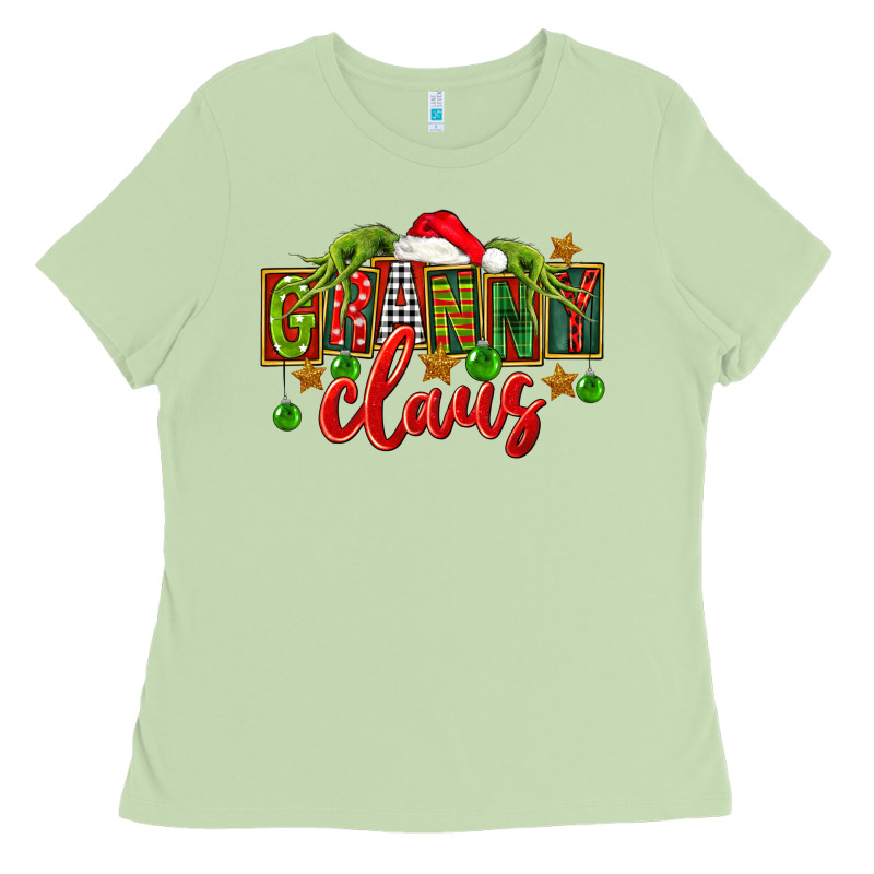 Christmas Granny Claus Ladies Tee by FaDigitalArtStudio | Teevron