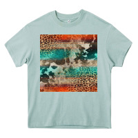 Arona Leopard Cowhide Pattern Heavy Core Tee - CowCowDesign