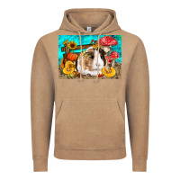 Vintage Coffee Guinea Pig Kid's Vintage Hoodie - LillyAllenDesigns
