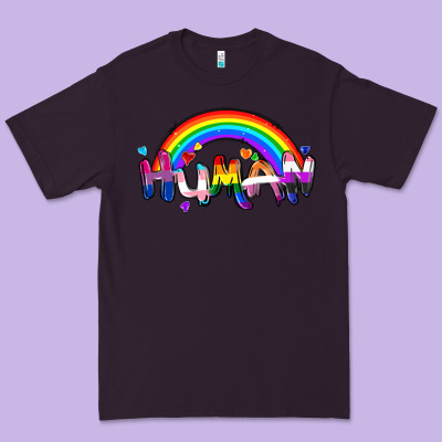 Human Pride Premium Tee Designed By Fadigitalartstudio