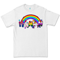 White Human pride Premium Tee - FaDigitalArtStudio