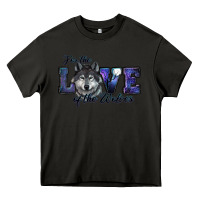 Asphalt for the love of the wolves Heavy Core Tee - RanaPortraitStore