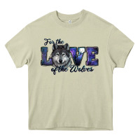 Mossy for the love of the wolves Heavy Core Tee - RanaPortraitStore