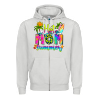 Dove Grey mom summer Zipper Hoodie - RanaPortraitStore