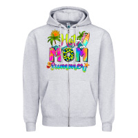 Heather Grey mom summer Zipper Hoodie - RanaPortraitStore