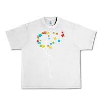 Lunar Rock Dandelion Autism Puzzle Be Kind Urban Heavy Tee - CowhideDigitalArt