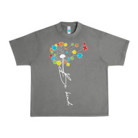 Tornado Dandelion Autism Puzzle Be Kind Urban Heavy Tee - CowhideDigitalArt