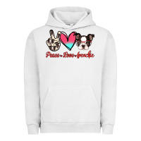 Pigment Lunar Rock Peace Love Frenchie Urban Hoodie - Jasminsmagicworld