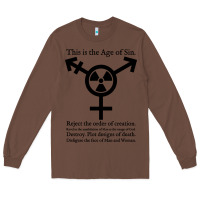 Chestnut this is the age of sin   transgender symbol Long Sleeve Tee - artisFamous