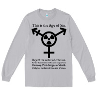 Moon Dust this is the age of sin   transgender symbol Long Sleeve Tee - artisFamous