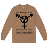 Toasted Coconut this is the age of sin   transgender symbol Long Sleeve Tee - artisFamous