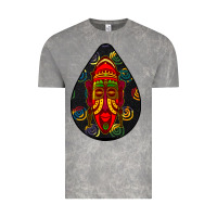 Cloud Rock african masks teardrop  6 Vintage Tee - BundleAndBundleShop